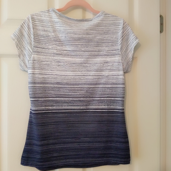 Columbia Navy White Gray Small T Shirt - Picture 5 of 7